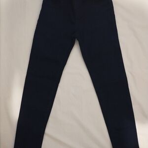 LEVI'S ANKLE LENGTH HIGH WAIST DARK WASH PULLON SKINNY JEGGINGS/PANTS GIRLS SZ 8